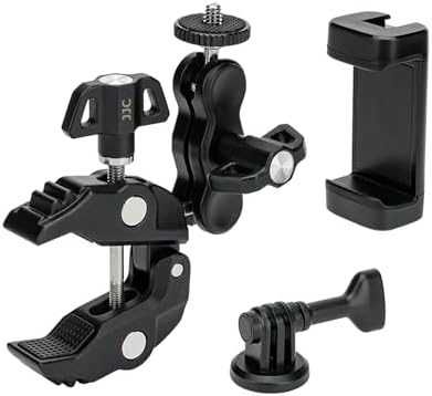 Щипка JJC с magic arm за телефон, камера и екшън камера GoPro Insta360
