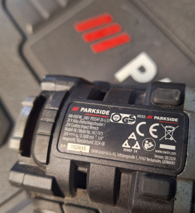 Ударен винтоверт Parkside Performance  D3