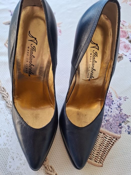 Pantofi piele Stiletto