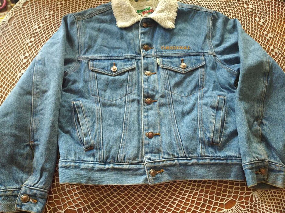 Детски:  шапка, дънки и три дънкови якета