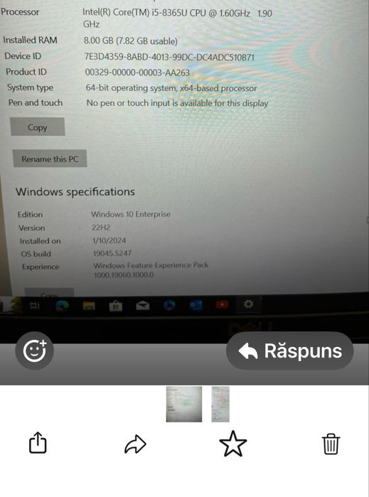 Desktop PC cu monitor