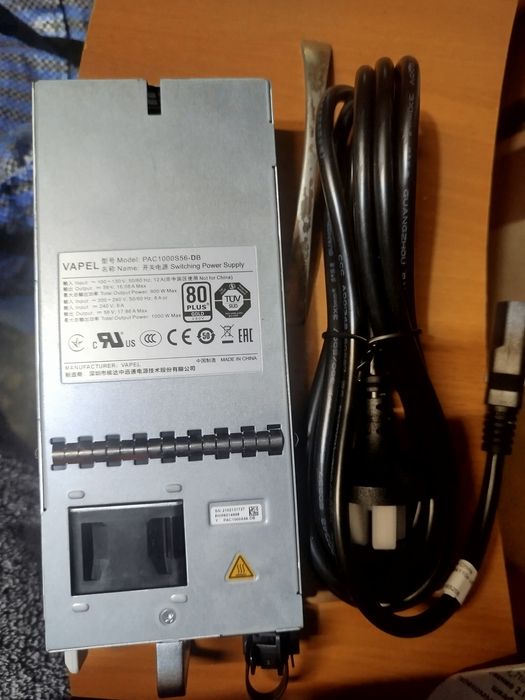 Серверный блок питания  huawei 1000w AC