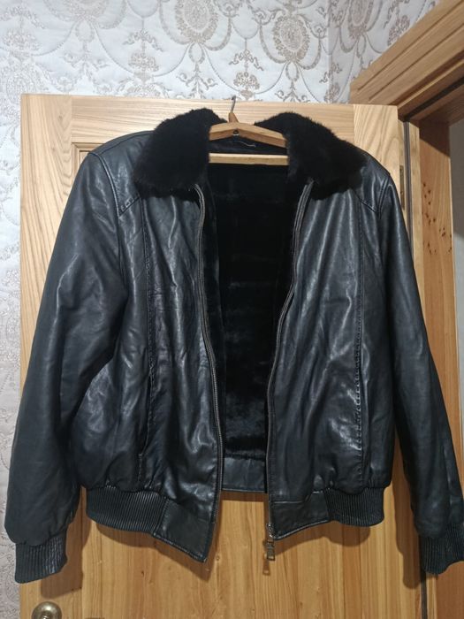 Куртка зимнии кожа