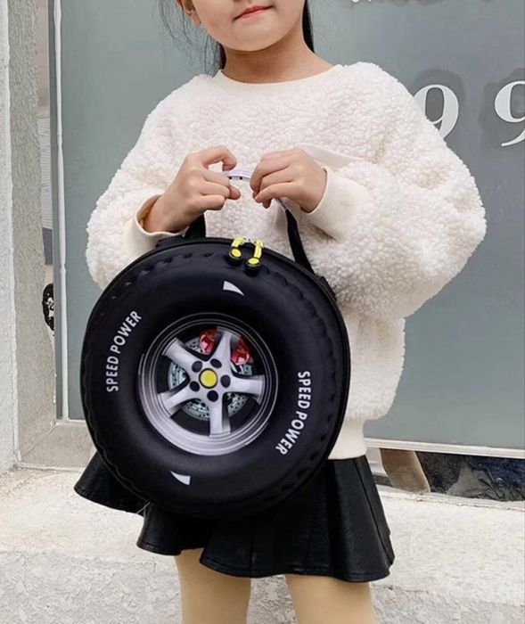 Geanta copii roata masina