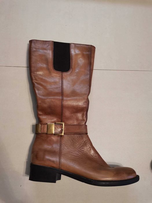 Cizme dama Flavia Passini maro/caramel