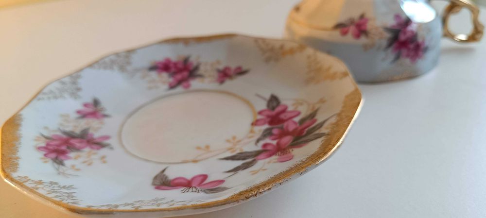 Винтиж чаша с чинийка