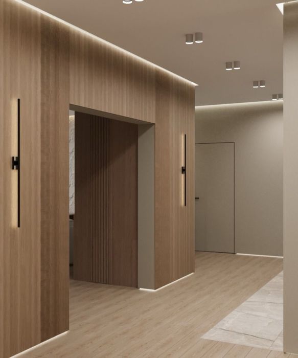 Стеновые панели шпон