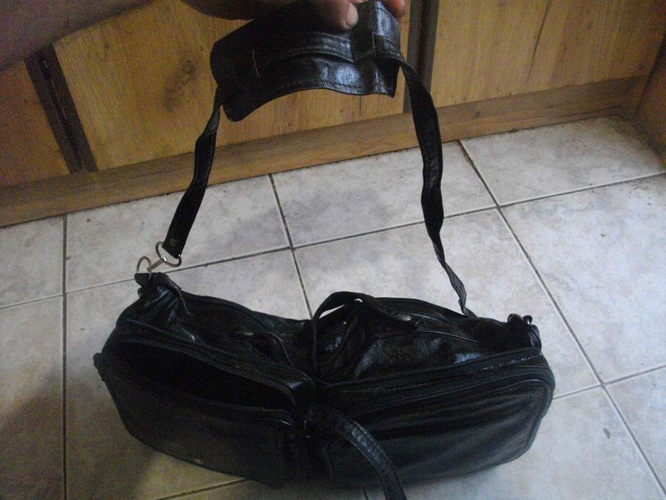 Мъжка Кожена Чанта от СОЦА-2в1-Ръчна/Сак-Фабрика Първи Май-Шумен