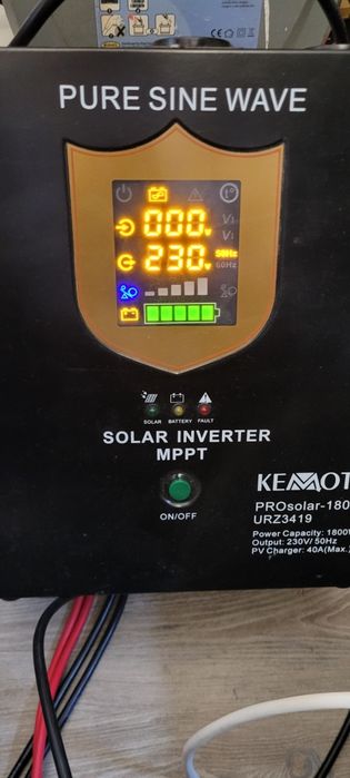 Kemot invertor solar 24 v unda sinusoidala