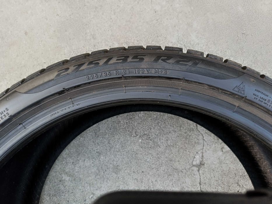 O anvelopa iarna 275 35 21 pirelli sottozero 3 profil de 8 mm