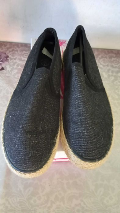espadrile negre dama
