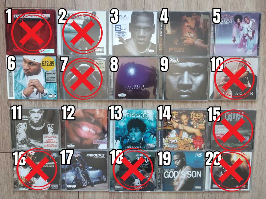 Hip-Hop Rap Music Albums CD's Оригинални Рап Музикални Дискове Хип-Хоп