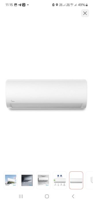 кондиционер  Midea 09 на 27кв.м