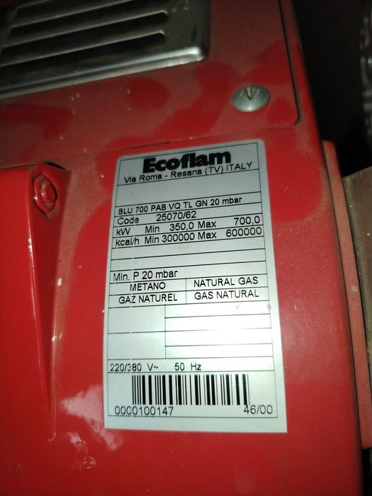 Injector Gaz Cazan 300kW Complet