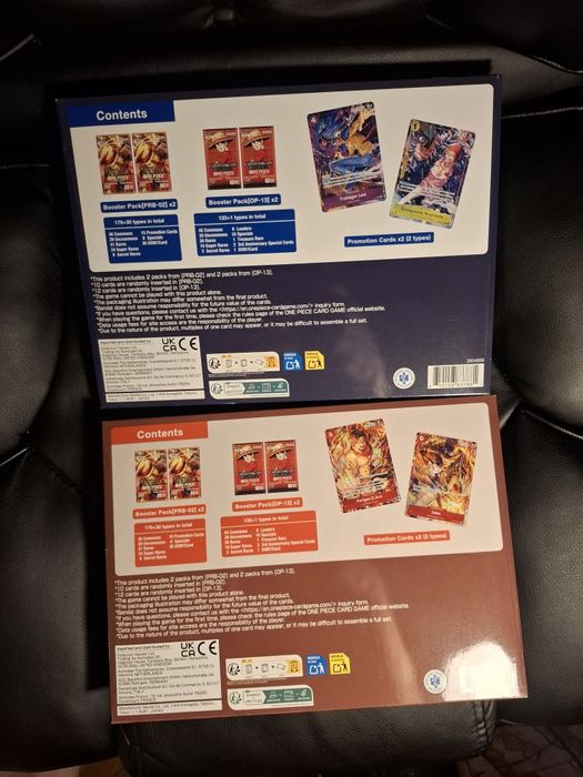 One piece TCG illustration box vol.5 și vol. 6 card game