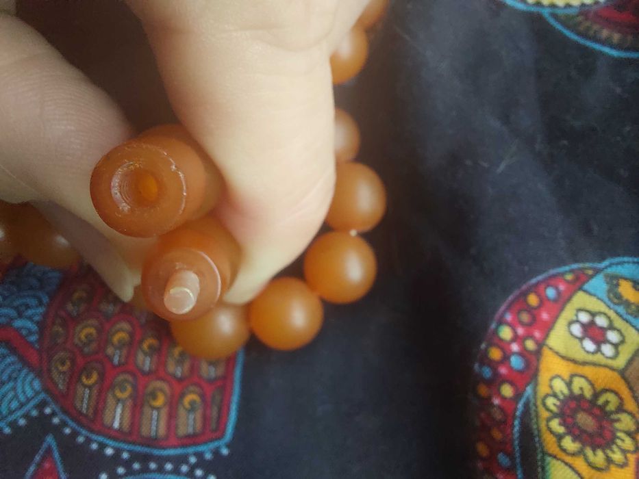 Бусы медовый янтарь. Янтарные СССР