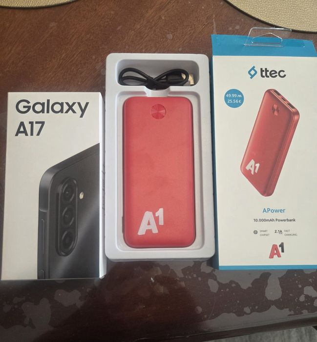 Samsung Galaxy A17 128GB Чисто Нов + Подарък преносима батерия