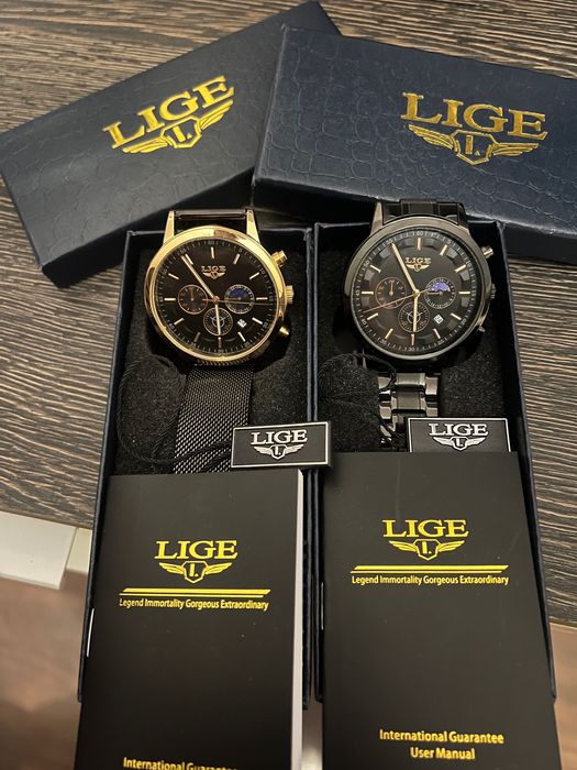 Мъжки часовници Lige - 2 броя