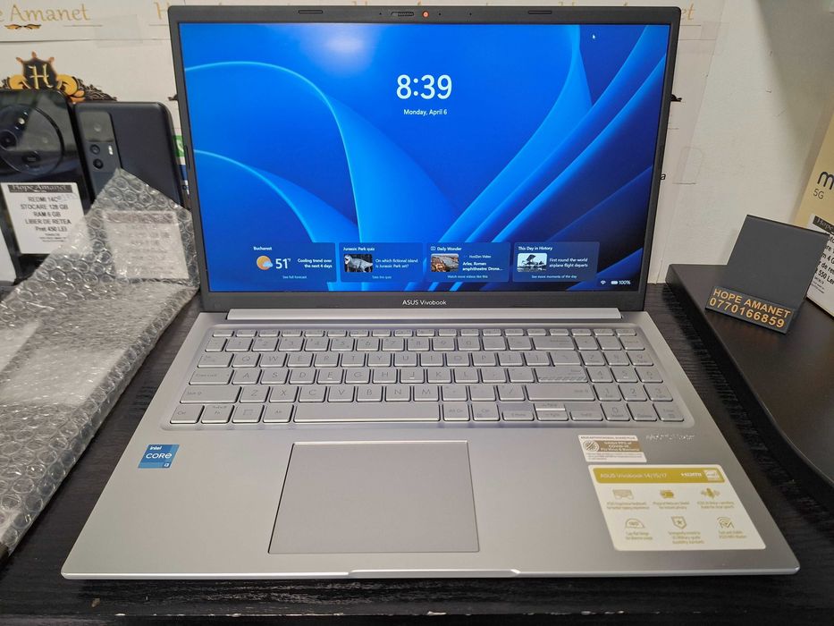 Hope Amanet P10/ Asus VivoBook 15 i3 12th SSD Tastatura iluminata