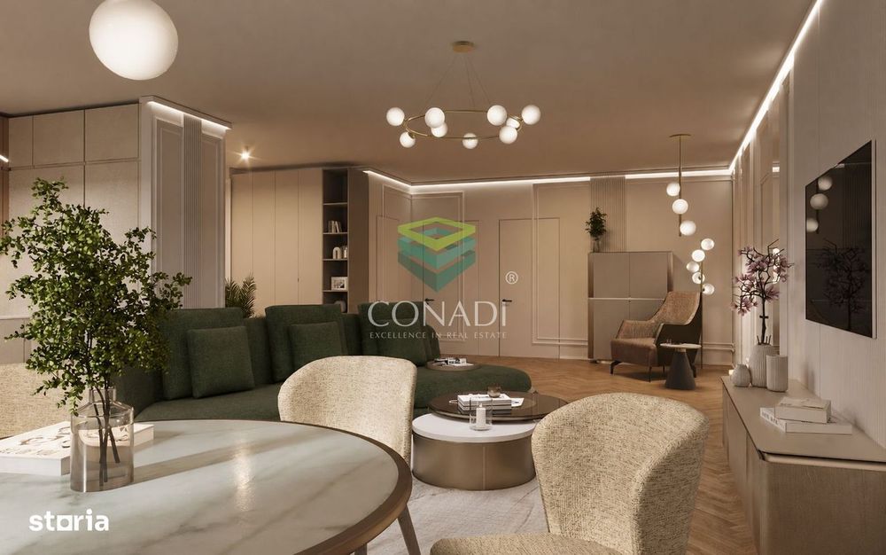Rafinament contemporan in Domenii. Apartament 4 camere. Dubla vedere.