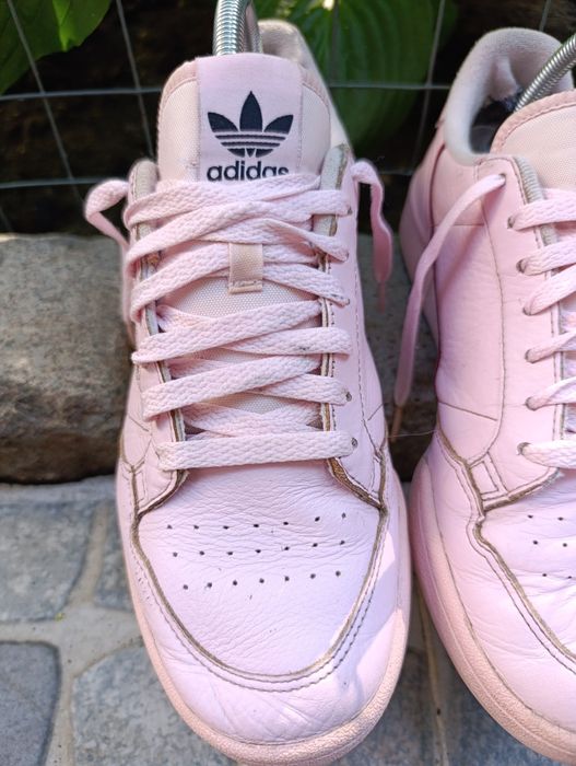 Adidas continental 80 clear pink