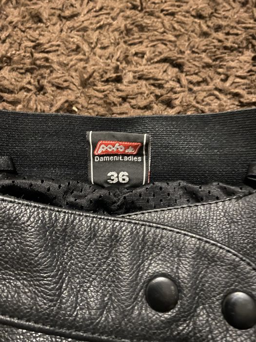 Pantaloni moto dama POLO din piele