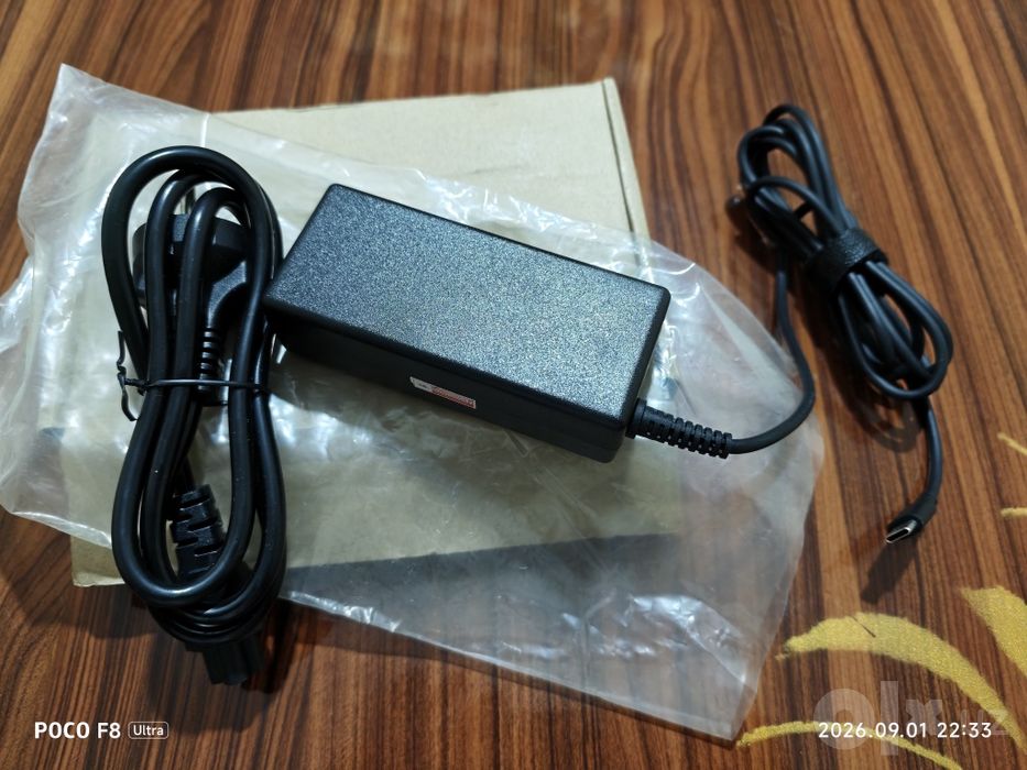 Оригинальный блок питания HP 65W USB Type-C (TPN-AA03)