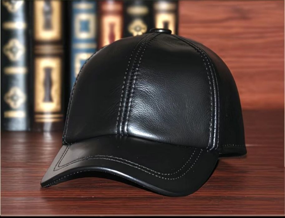 Мужская кепка из 100% натуральной кожи , утепленный
Размер 56-58 см, 5