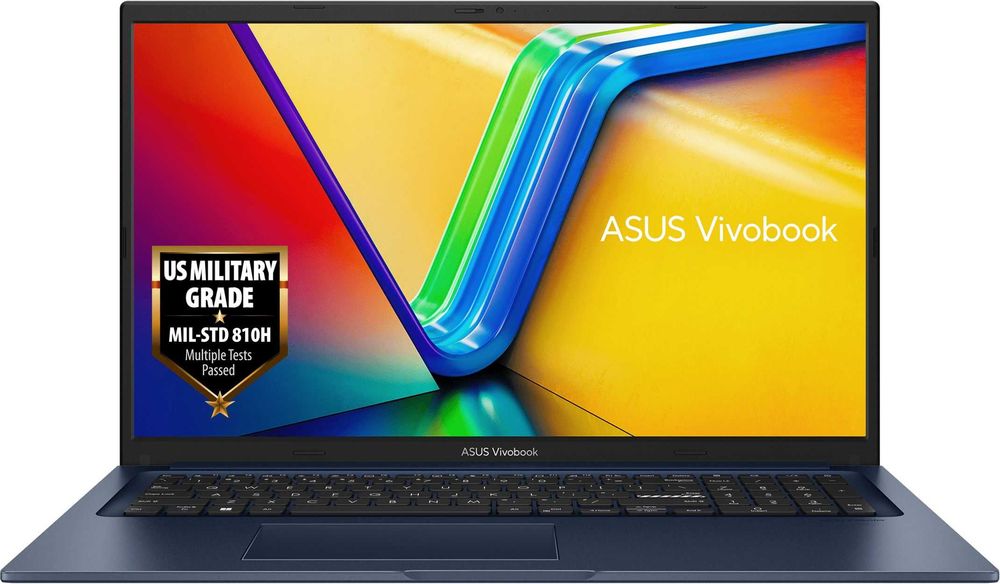 Лаптоп ASUS VivoBook 17 Intel Core i7-1355U 16GB RAM 512GB SSD NvMe  17.3" FHD IPS Нов 24м Гаранция