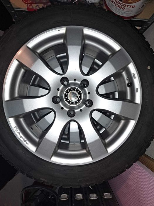 Vand roti BMW X1 jante aliaj cu anvelope iarna 225 50 17 RUNFLAT DOT 2024 profil 7,2 mm