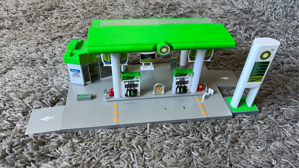 Hotwheels Vand diorama 1:43 1:64 Benzinarie BP oil Gas station