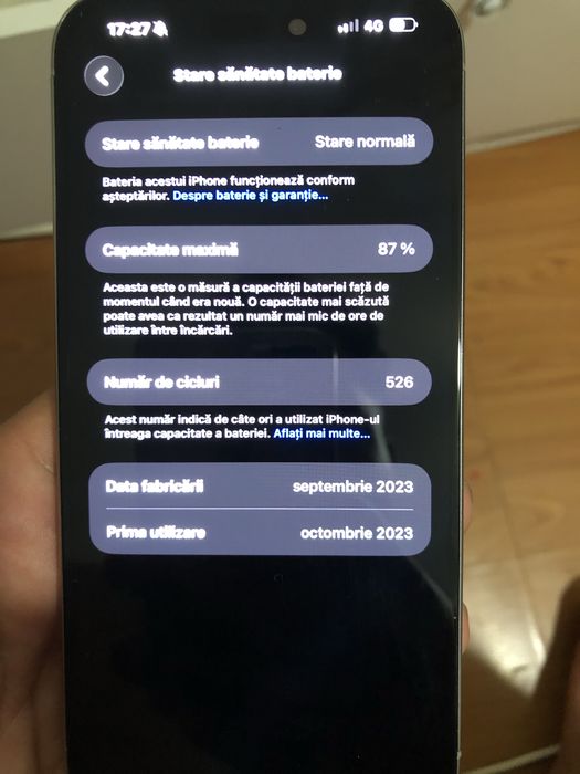 Vand schimb Iphone 15 pro max