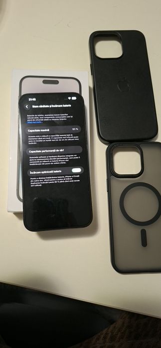 Vând iphone 14 pro max de 256,baterie 93%