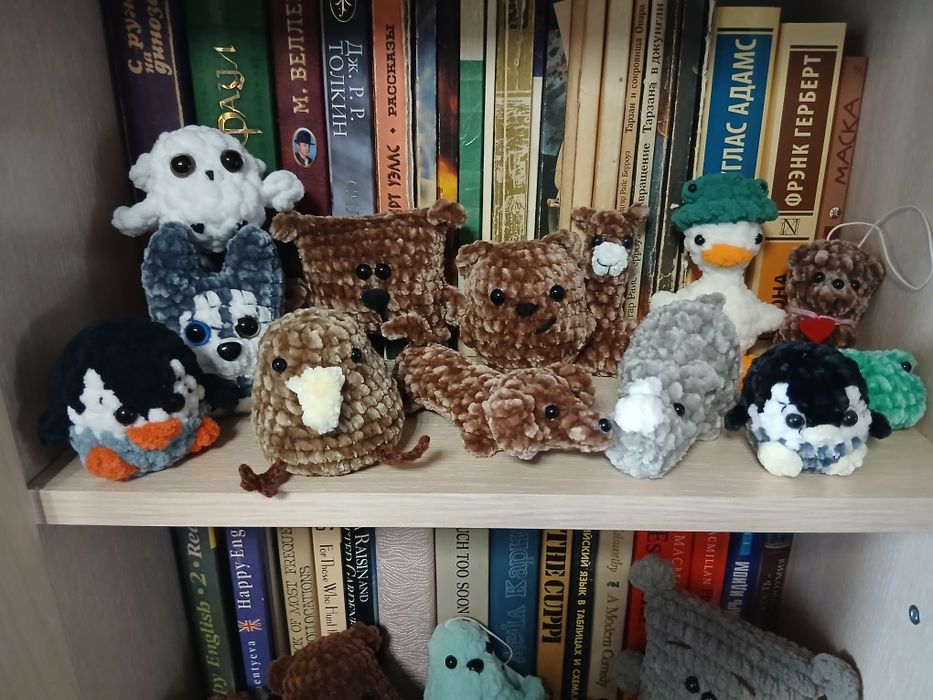 Вязаные мягкие игрушки