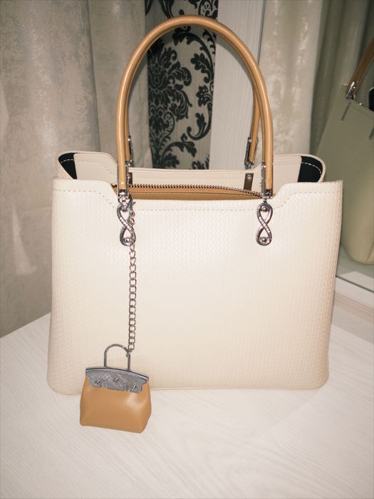 Сумка-тоут белая