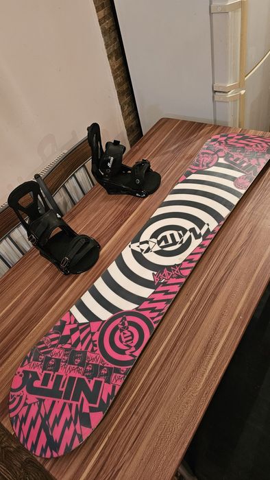 Placa Snowboard Burton Ripper 137 cu Legaturi Burton Custom S