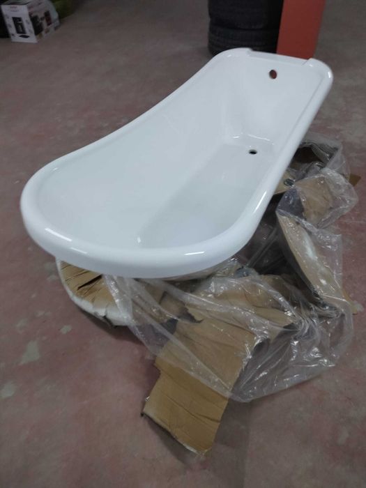 Cada freestanding retro 170x70 cu furnituri