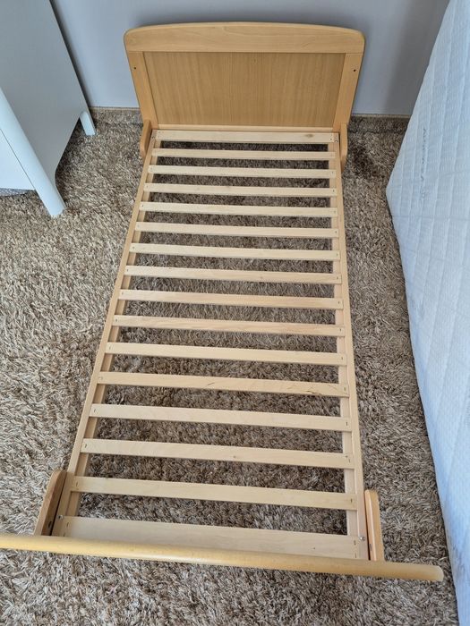 Детско/Бебешко легло Ponolino Björn (Масивно дърво) + Матрак