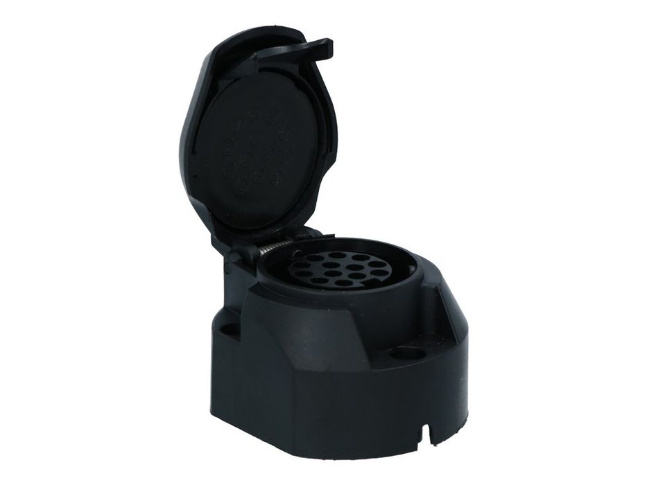 Priza remorca auto Carpoint 12V 13 pini Tip Jager, cu inchidere baioneta, pentru remorca, rulota sau suport biciclete, 1 buc