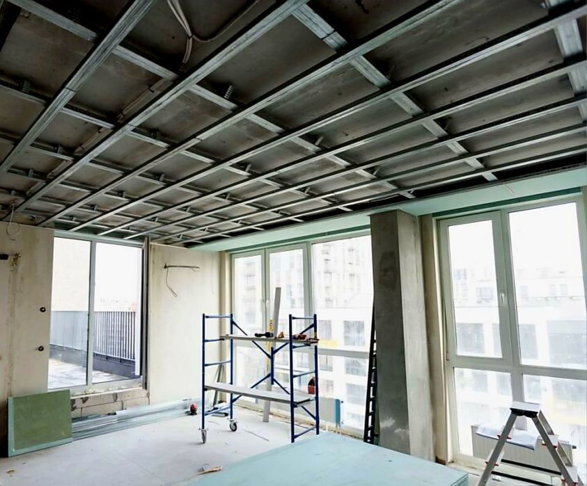 Placari Rigips, glet_finisat_zugrăvit