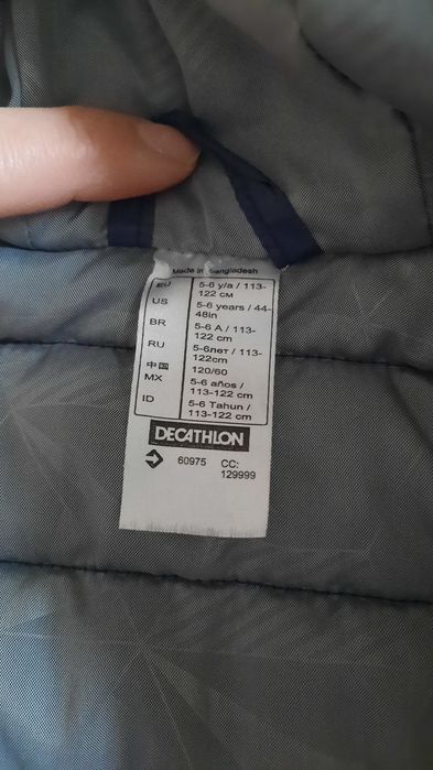 Geaca Decathlon copii 5-6 ani
