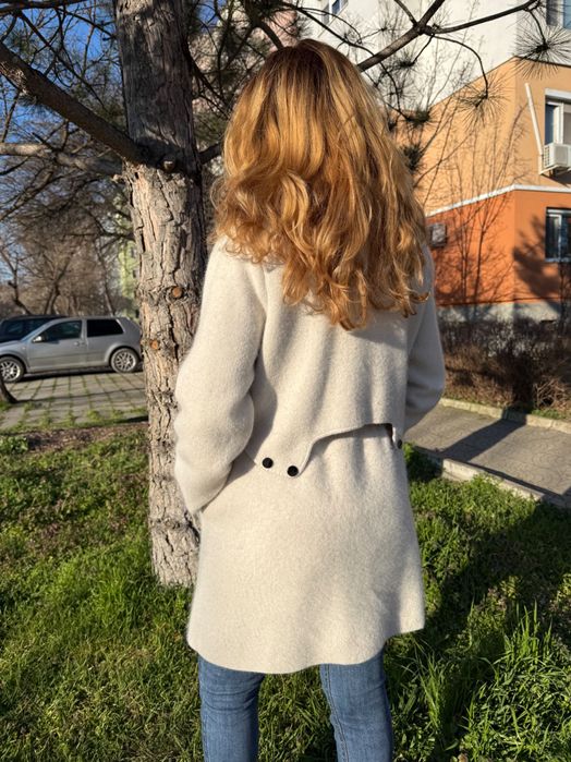 Кашмирено 100% палто