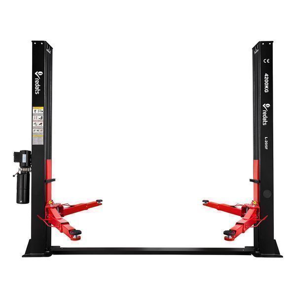 Двуколонен подемник 4.2 т с електрохидравлично ръчно освобождаване 230