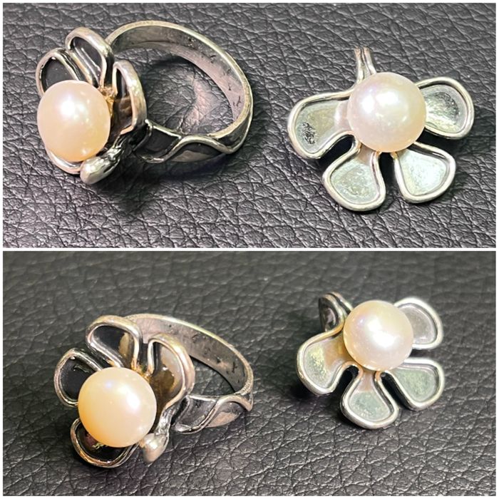 Пръстени медальони обеци сребърни silver 925 srebro prasten obeci