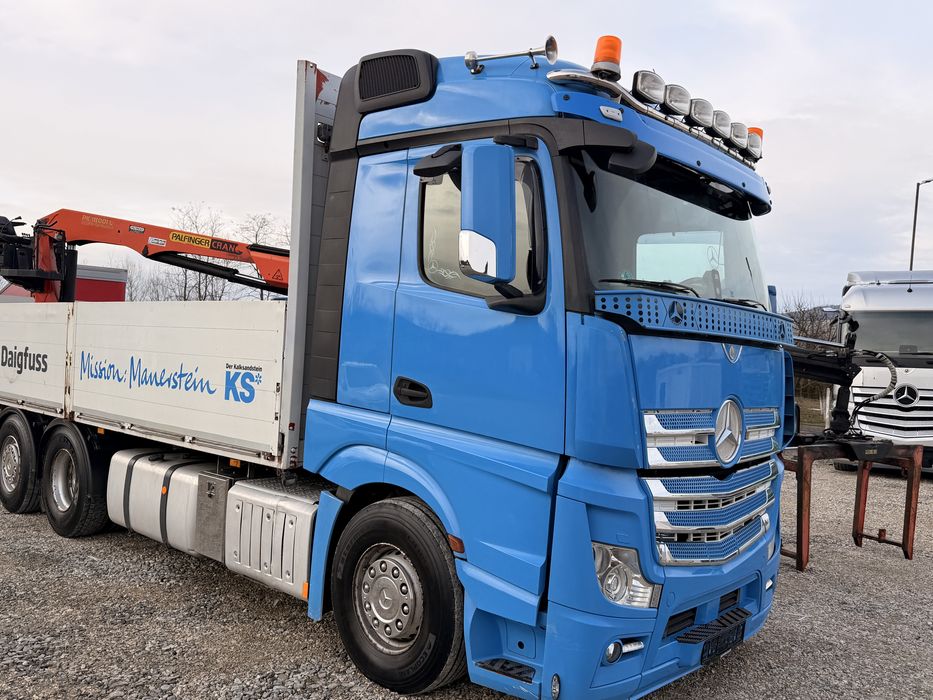 Mercedes-benz Actros 2552 camion cu macara *palfinger 18001L
