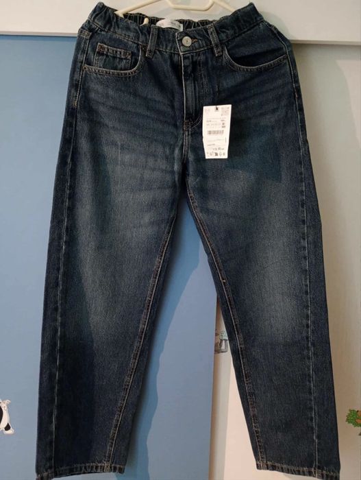 Blugi Zara noi albastri copiii mar 164