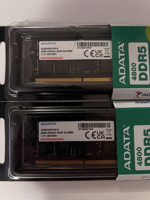 Kit memorie ram 32 Gb (2x16Gb) DDR5 4800 Mhz SODIMM Sigilate