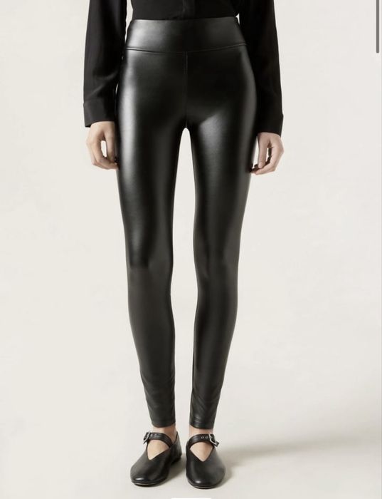 Новые кожаные леггинсы Calzedonia