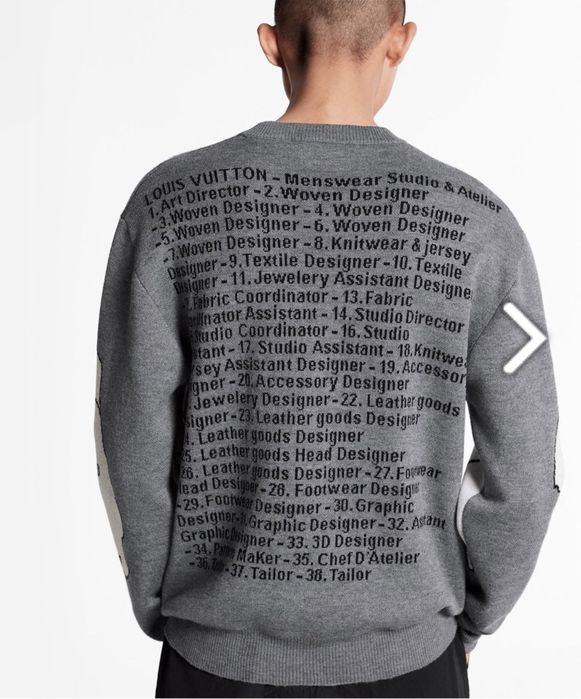 Pulover Louis Vuitton Studio barbati, 100% lână,mas M,nou,eticheta