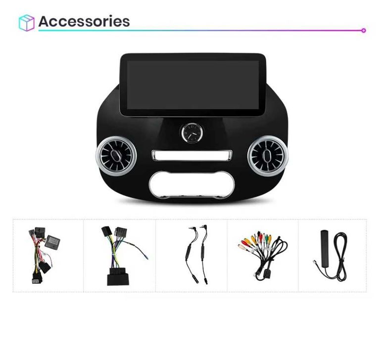 Navigatie Android  Mercedes Vito 3 W477 12,3 INCH CARPLAY WAZE +Camera